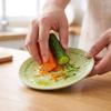 2-in-1 Round Vegetable Grinding Tool Glazed Hand Grinder Masher Ceramic Ginger Grater  Restaurant