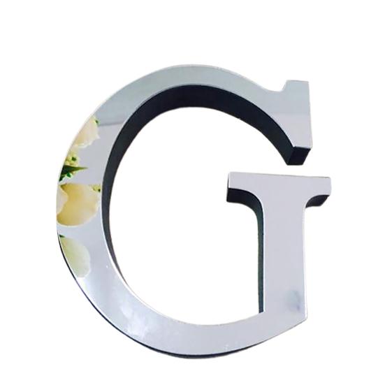 

Популярные свадебные английские любовные письма домашний декор 3D зеркальные настенные наклейки алфавит рождественский декор ARI G