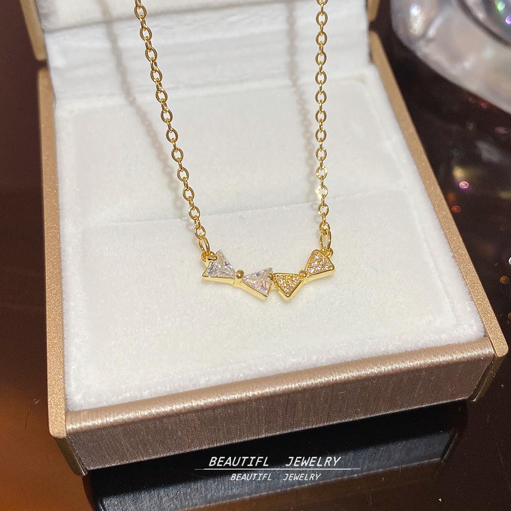 Exquisite Titanstahl Schlüsselbeinkette für Frauen - Schlichtes, elegantes und luxuriöses Design