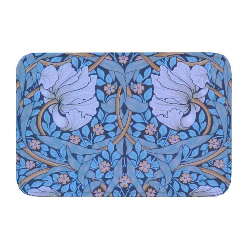 William Morris  Rug Front Floor Door Entrance Mats Indoor Textile Pattern Bath Kitchen Doormat Balcony Carpet Non-slip Floor Mat