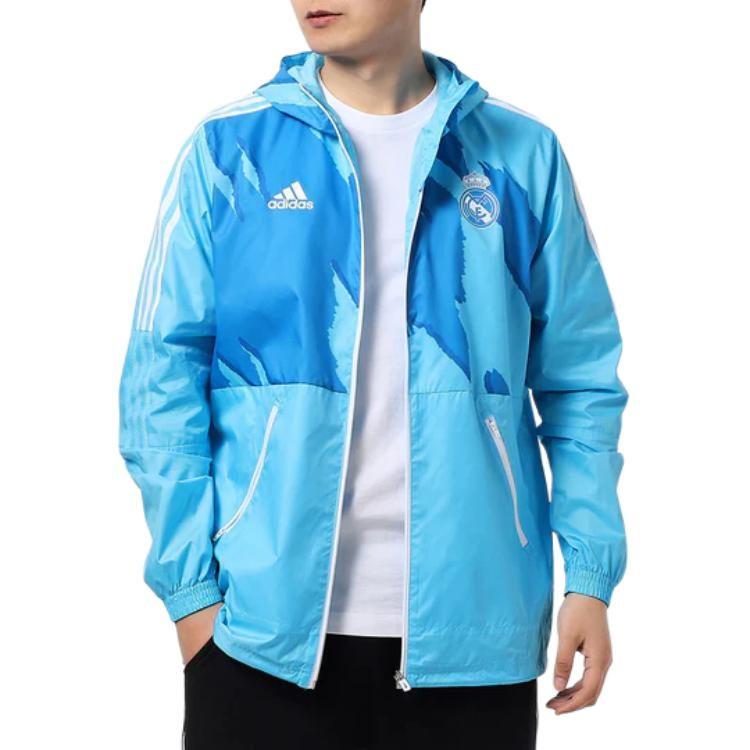 adidas Giacca Real Madrid Uomo Blu Dodger GQ2538