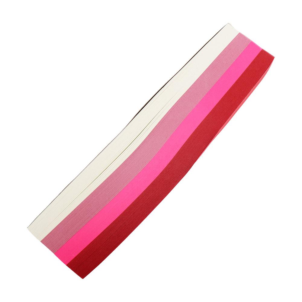 540 Blatt Origami-Sterne-Papierstreifen, 27 Farben, Faltpapier, bunt, doppelseitig, Glücksstern-Origami, DIY-Handkunst, Heimdekoration