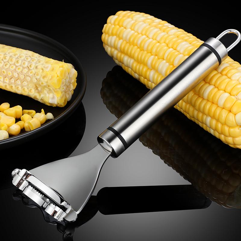 Stainless Steel Corn Peeler Kitchen Vegetable  Corn Stripper Peelers Cob Shaver Planer Thresher Cutter Kitchen Gadget