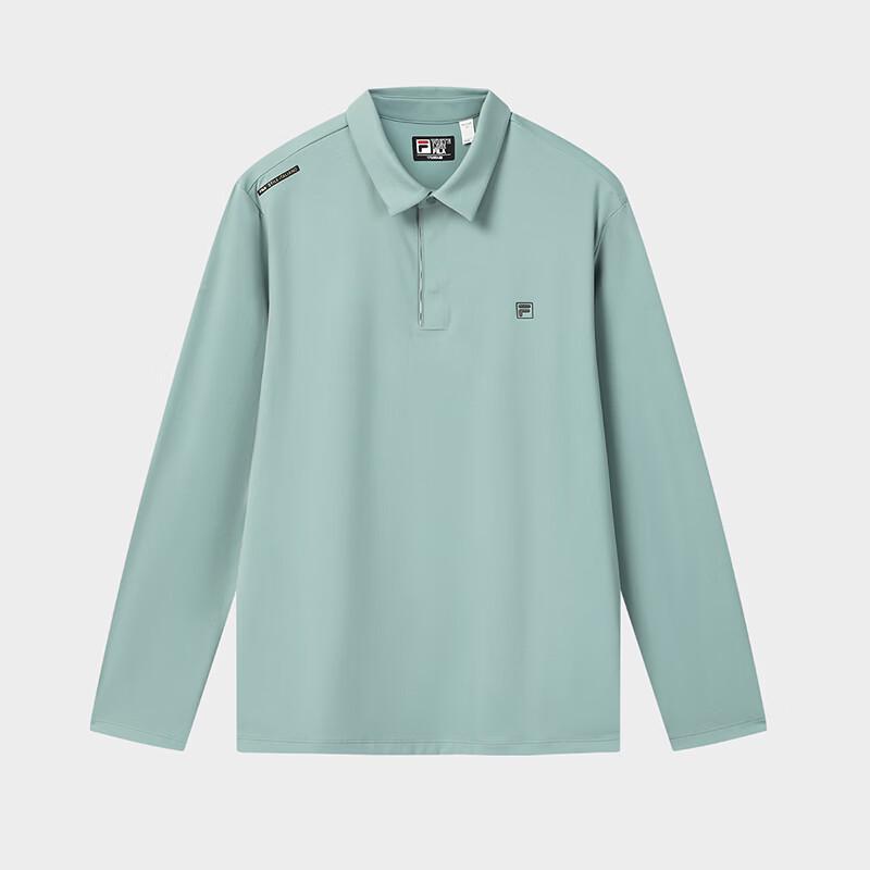 FILA Men s 2026 Spring Knitted Long-Sleeve Polo Shirt XL
