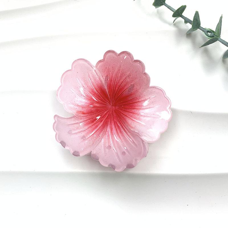 8 cm Curly Flower Claw Hair Clip Women's Head Shark Clip Hair Accessory for N25609