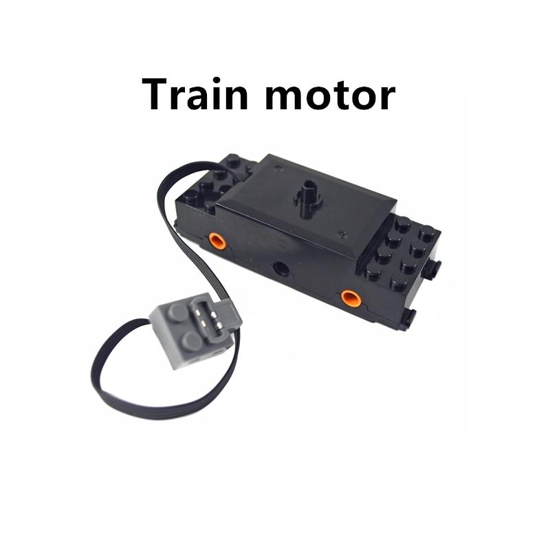 Train Accessories Technical Parts Fence Motor Multi Power Functions Tool Train Motor 57999 92340 PF Model High-tech Blocks