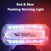 Outdoor Red Blue Strobe Light Police Light Warning Lights Usb Rechargeable Flashlight Shoulder Clip Flashing