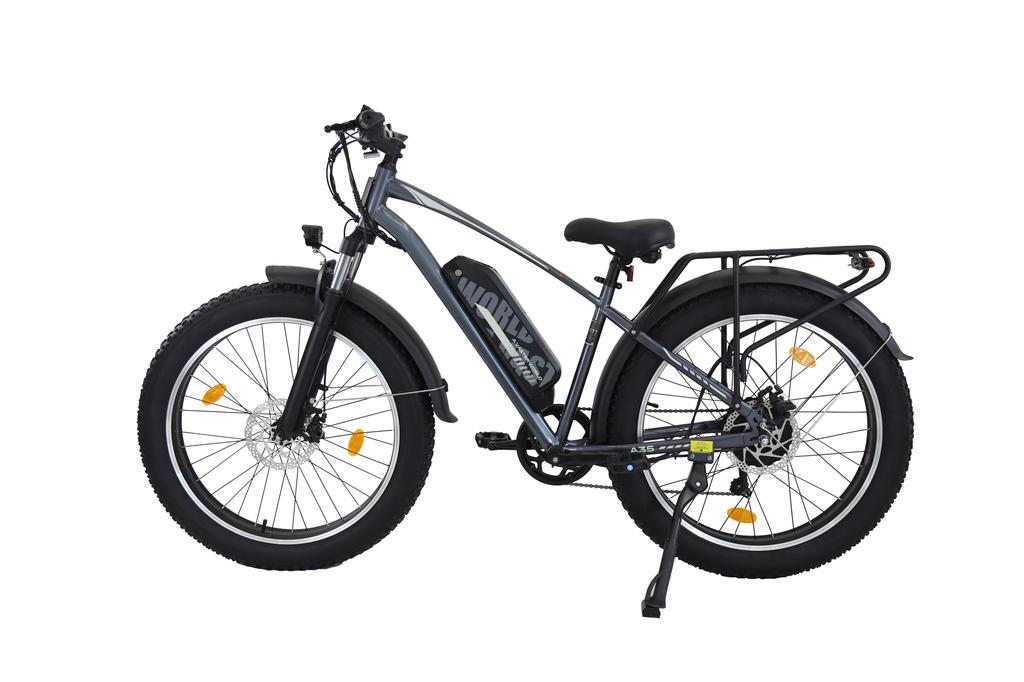 AVDL A35 E-Bike Elettrica da Neve Fuoristrada per Adulti 250W Batteria 48V15.6Ah Ruote Fat da 26 Pollici E-Bike da Montagna per Ciclismo Fuoristrada all'Aperto