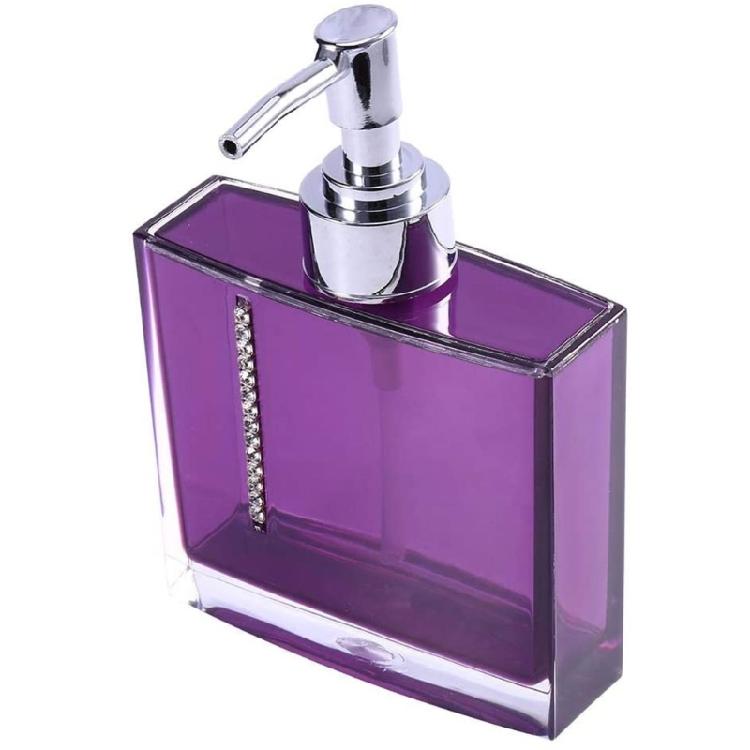 Complete 5 Piece Bathroom Organizers Set Acrylic Toothbrush Holders Soap Dispenser Tumblers Cup Vanitys Countertop Accessories