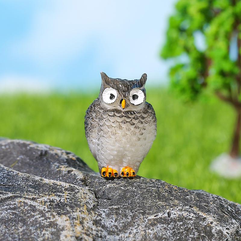 

Креативные украшения из смолы в виде совы: Миниатюрный ландшафт и аксессуары для цветочных горшков