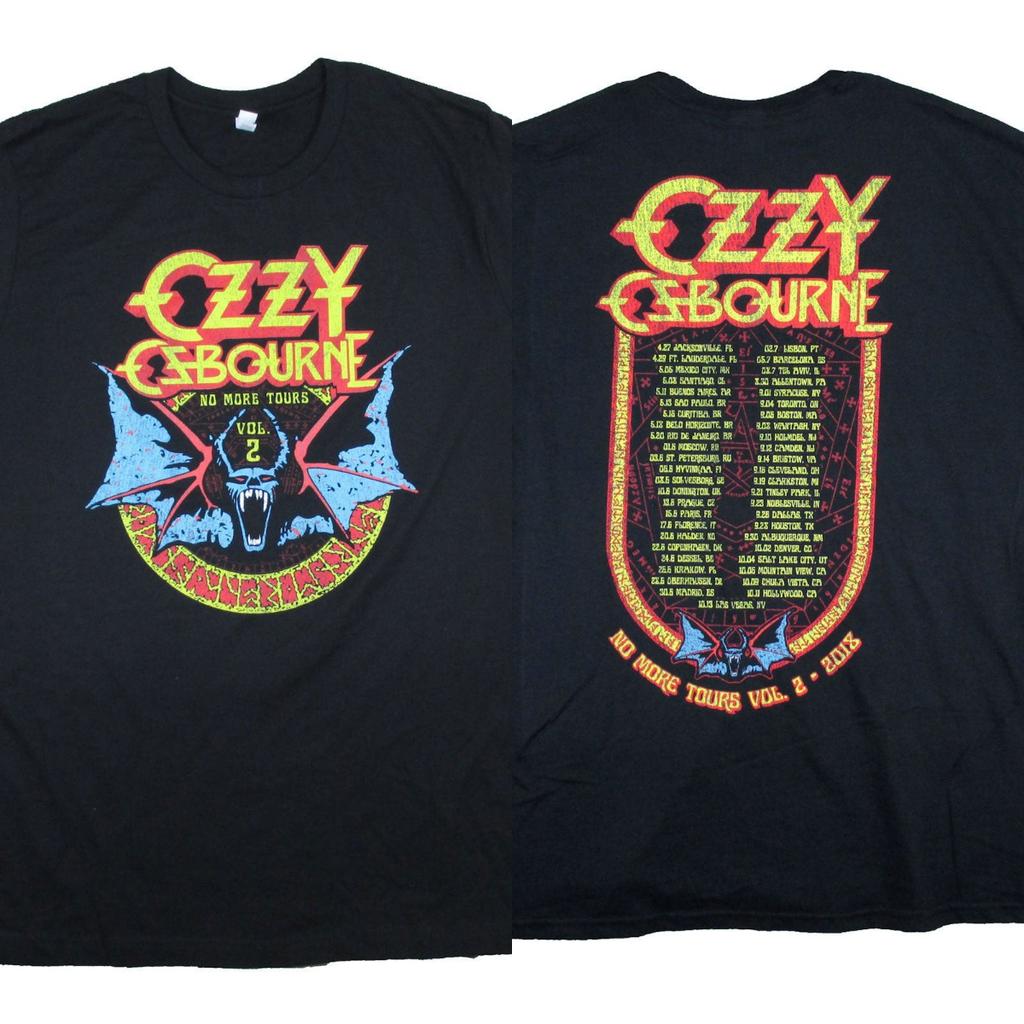 Hot Sale OZZY OSBOURNE No More Tours Graphic Print T-shirt Man Women Short Sleeve Loose Casual Cotton Soft Somfortable Summer New Tee Oversized Top
