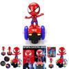Colorful 360 Rotating Spiderman Stunt Scooter With Music And Light For Kids Fun
