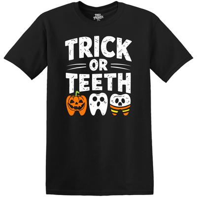 Halloween-Zahnarzt-T-Shirt „Süßes oder Saures“