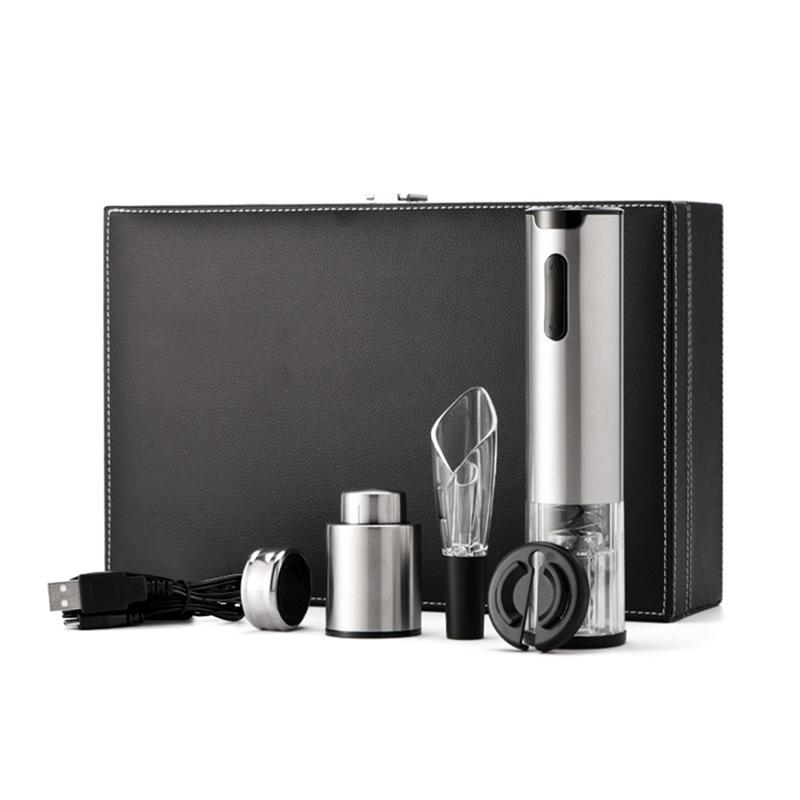 HHO-5-In-1 Bottle Opener Set Rechargeable Multifunctional Wine Set Gift Box