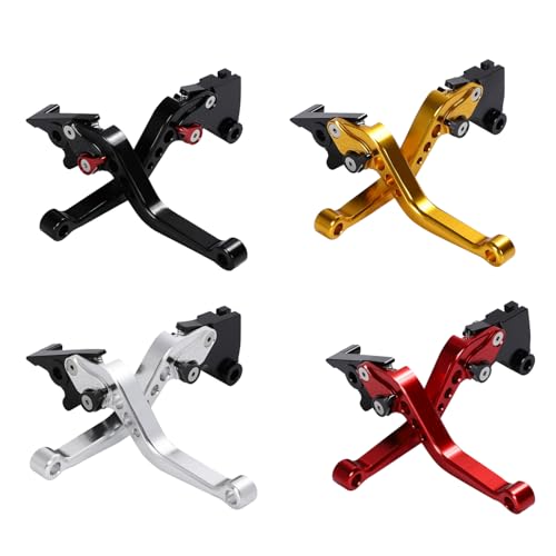 nakira Brake Clutch Lever Set Ninja250 Ninja400 Z250 Z400 Versys-X250 (Gold)