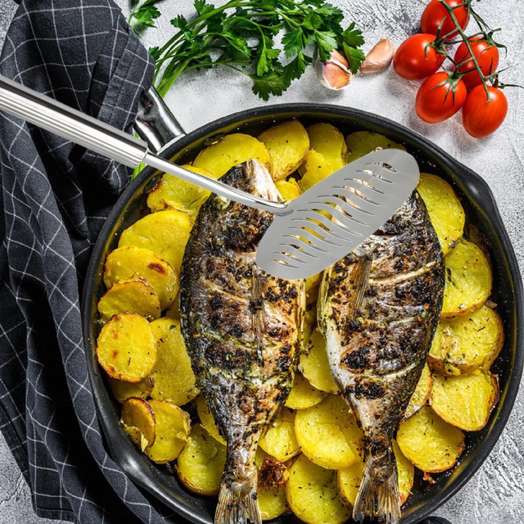 Fish Spatulas Steak BBQ Heat Resistant Cookware Egg Turner Omelette Pancake