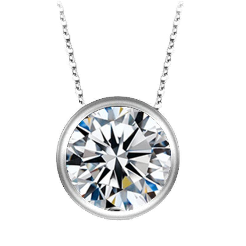 925 Silver Necklace Pendant Dolphin AAA Zircon For Women Fashion Clavicle Chain Necklaces Wedding Party Jewelry Gift