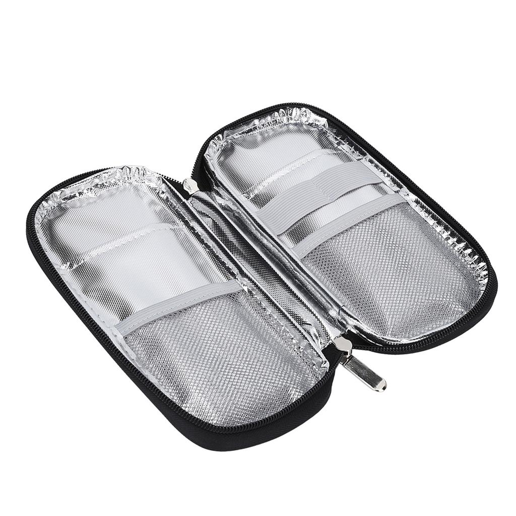 Insulin Kühler Reisetasche Mehrschichtig Leicht Tragbar Medizin Kühltasche Ohne Kühlakku