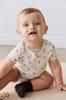 OC Short Sleeve Bodysuit Foraging Friends JBCO245226 Baby IVR 60 [Jamie Kay]