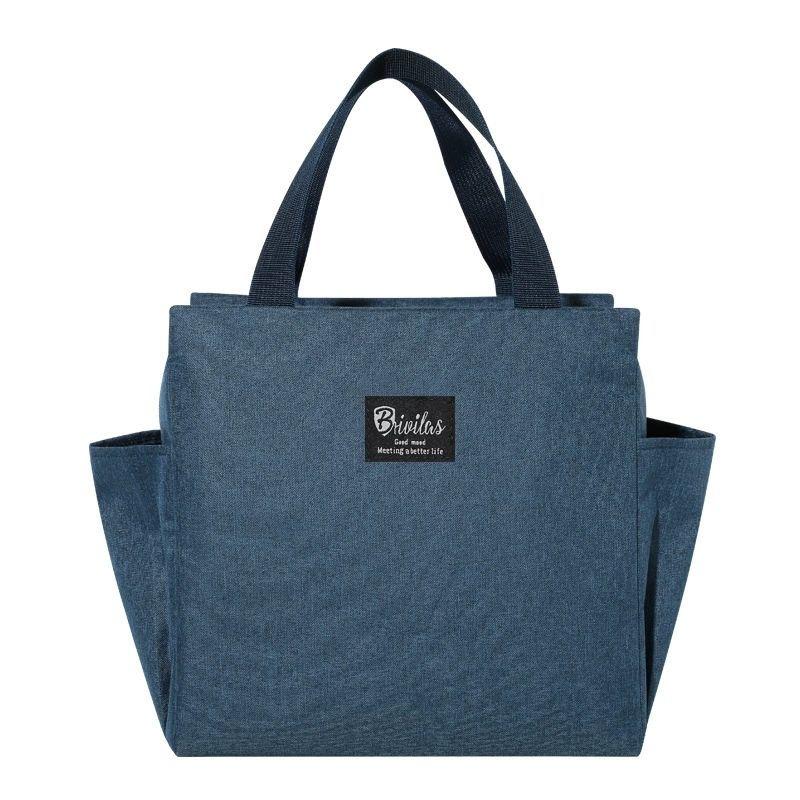 Insulated Waterproof Student Lunch Bag with Thickened Aluminum Foil