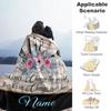 Tools1 Personalized Text Blanket Cozy Personalized Blanket Warmthful Decor Suitable for Home Decor Bedding Office Nap Four Seasons Multipurpose