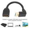 Up Angle Displayport Extension Cable 90 Degree Angle Right Angle Displayport  PC Connection