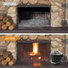 Ash Bucket For Fireplace Metal Wood Stove Accessories Large Ash Container With Fireplace Tools Set For Fire Pit Hearth Outdoor