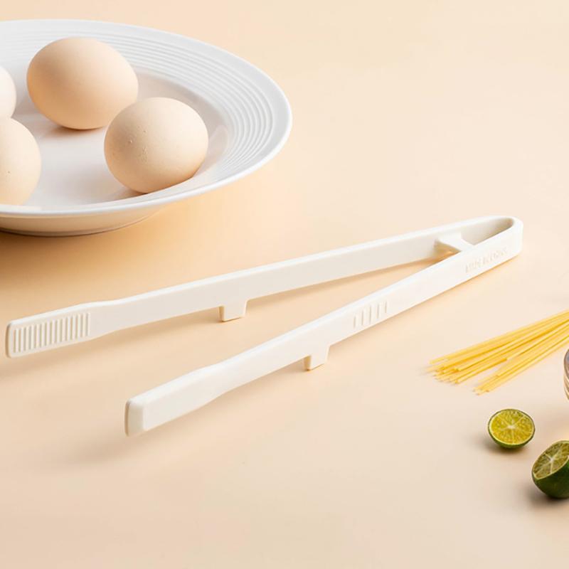 Silicone Grill Tongs Non-Stick Food Bread Clip Heat Resistant Bbq Salad Cooking Serving Clamp Steak Pasta Clip For Kitchen