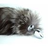 Stainless Steel Fox Tail Dog Tail Metal Anal Plug Adult Sex Toy
