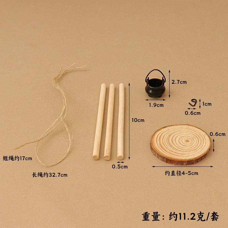 Doll House Simulation Mini Match Miniature Ceiling Furnace Model Ornaments Outdoor Scene Diy Handmade Decoration Accessories
