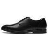 Clarks Comfortable Breathable Round Toe Casual Leather Shoes Men shoes Black 261613037