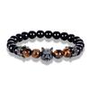 Stone Man Bracelet Portable Replacing Elastic Animal Shape Flexible Stylish Smooth Easy Matching Bangle Ornament