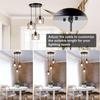 Industrial Pendant Lights Led Hanging Lamps for Ceiling Chandeliers Metal Cage Kitchen Island Adjustable Ceiling Pendant Lamp