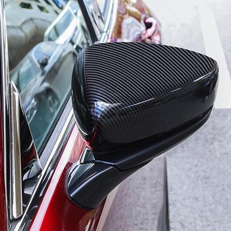 Body Styling Back Rear View Rearview Side Door Mirror Cover Stick Trim Frame Part 2Pcs For Mazda CX-30 CX30