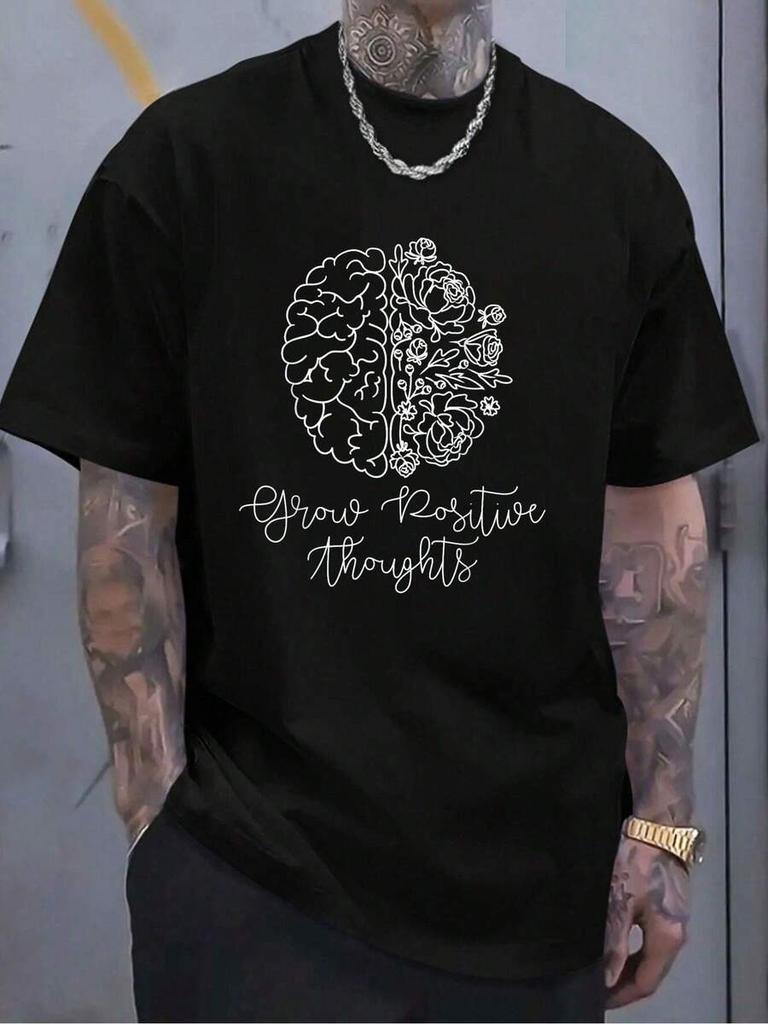 Grow Positive Thoughts Mental Health Matters Gift Unisex T-Shirt