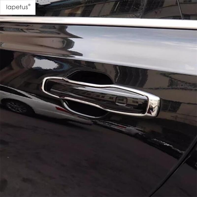 Car Outer Door Handle Frame Decoration Cover Trim For VOLVO XC60 XC90 S90 V90 2018 - 2024 ABS Chrome Accessories Exterior Kit