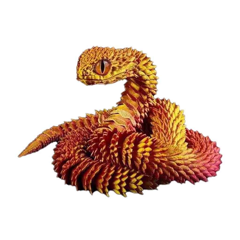 Flexible 60cm Snake Toy Model Realistic Design with Textured Body Soft Material for Educational and Recreational Use