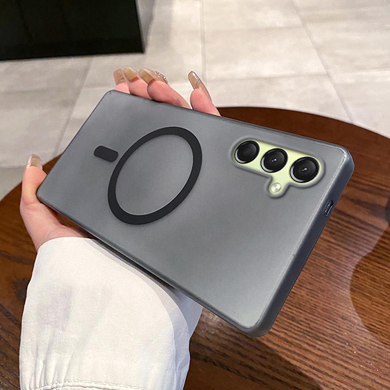 For Samsung Galaxy A16 4G/5G Magnetic Case Frosted PC Phone Cover