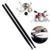 1 Pair Carbon Fiber Drum Sticks Nonslip Grip Durable Drumstick Nonslip Lightweight Drumsticks for Comfortable Playing