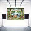 Beach fishing 7x5 feet polyester background cloth - Perfect for birthday partiesXY