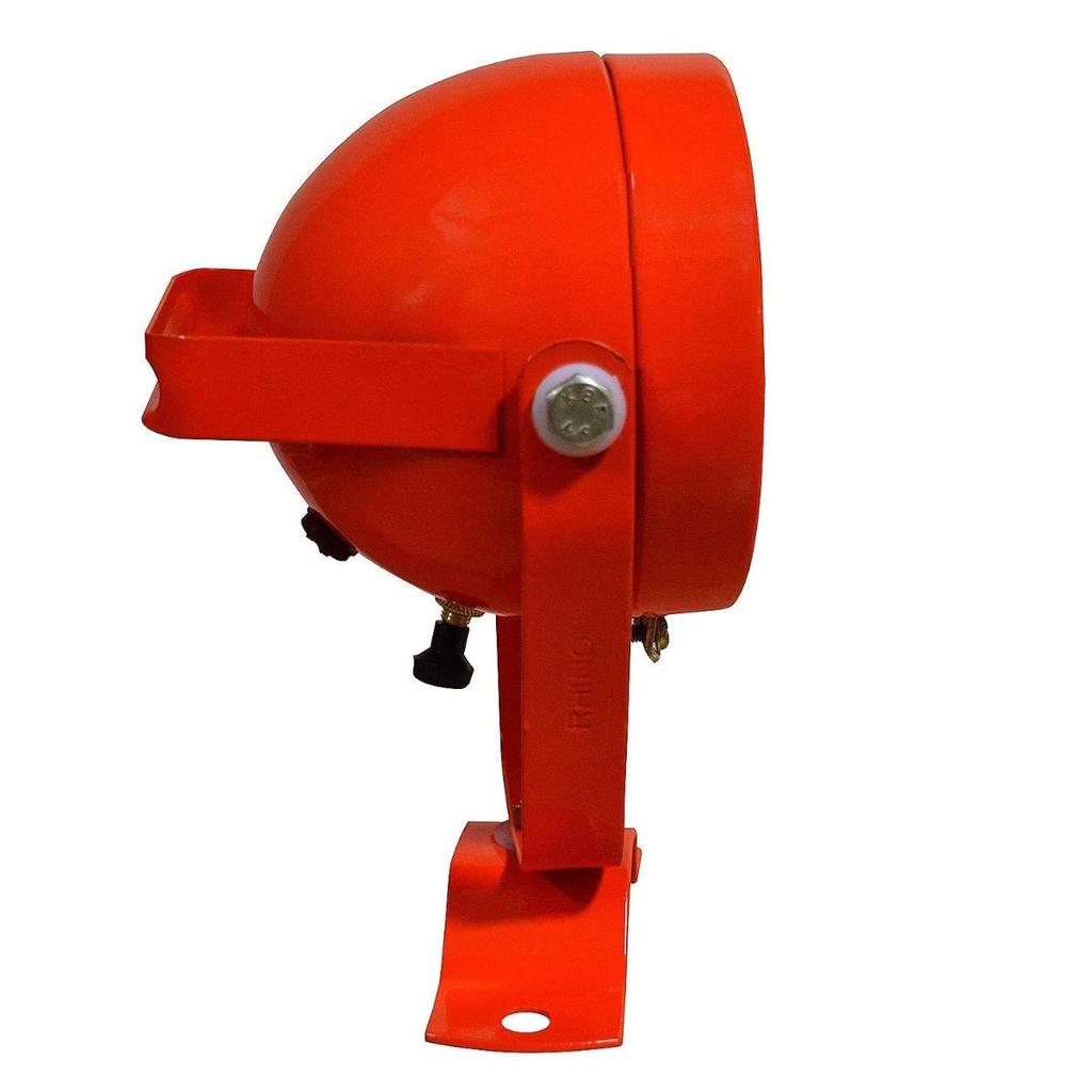 Small Orange Work Lamp Assembly with 12V Bulbs | Suitable for Massey Ferguson Tractor, Other Tractors, Combine, Earthmovers & Heavy Equipment Pack 2