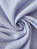 2026 Women's Casual Striped Button-Back Mini Dress - Vacation Style