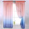HOW-E Gradient Color Polyester Sheer Curtain Window Bedroom Drape Home Decor