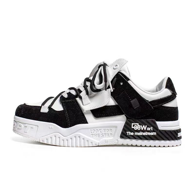 2025 Frühling und Herbst neue Board-Schuhe Herren Tide Brand Advanced Sense Design weiße Schuhe Herren Freizeit Internet-Berühmtheit beliebte Tide-Schuhe