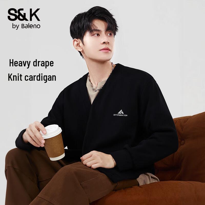 

Baleno Men s S&K Series Casual Loose Fit Cardigan Jacket 3XL