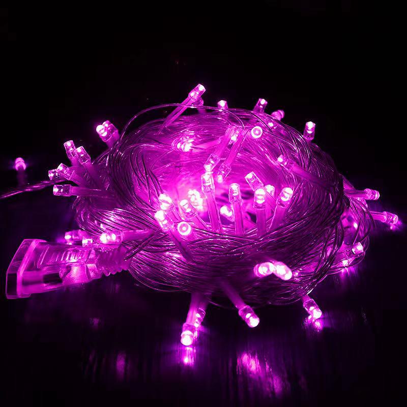 LED Outdoor Christmas Tree Decoration String Lights - Colorful Starry Sky Wedding Luminous Lights Strip