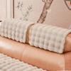 Thickened Rabbit Plush Sofa Cover Universal Non-slip Winter Warm Sofa Towel Couch Cushion Slipcovers for Living Room Furniture