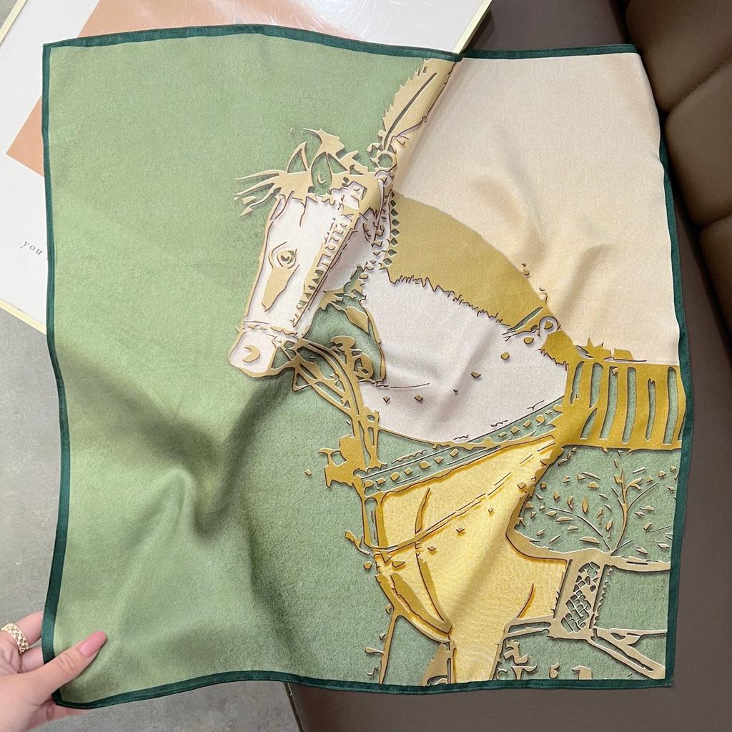 New 100% Natural Real Silk Scarf Fashion Lady Foulard Female Bandana Scarves  Women Hijab Shawl Wraps Square Neckerchief