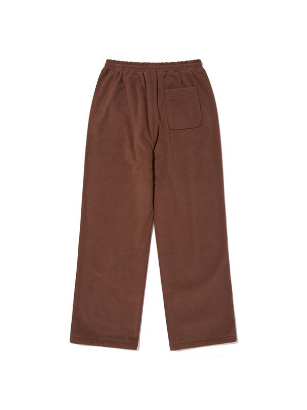KIRSH Fleece Wide Fit Pants [Brown]