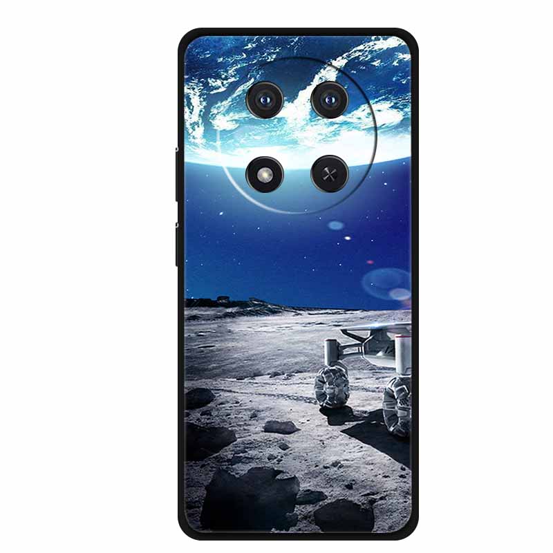 Phone Case For Honor X9c Back Cover Case Black Silicone Soft Funda For Honor Magic 7 lite X60 Pro 5G Case Magic7 lite 7lite Capa